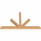 Ekena Millwork Saratoga Timber Gable Bracket, Western Red Cedar, 108"W x 63"H x 5 1/2"D x 5 1/2"F, 14/12 Pitch GBW108X63X0606SAR00SWR - alternate 5